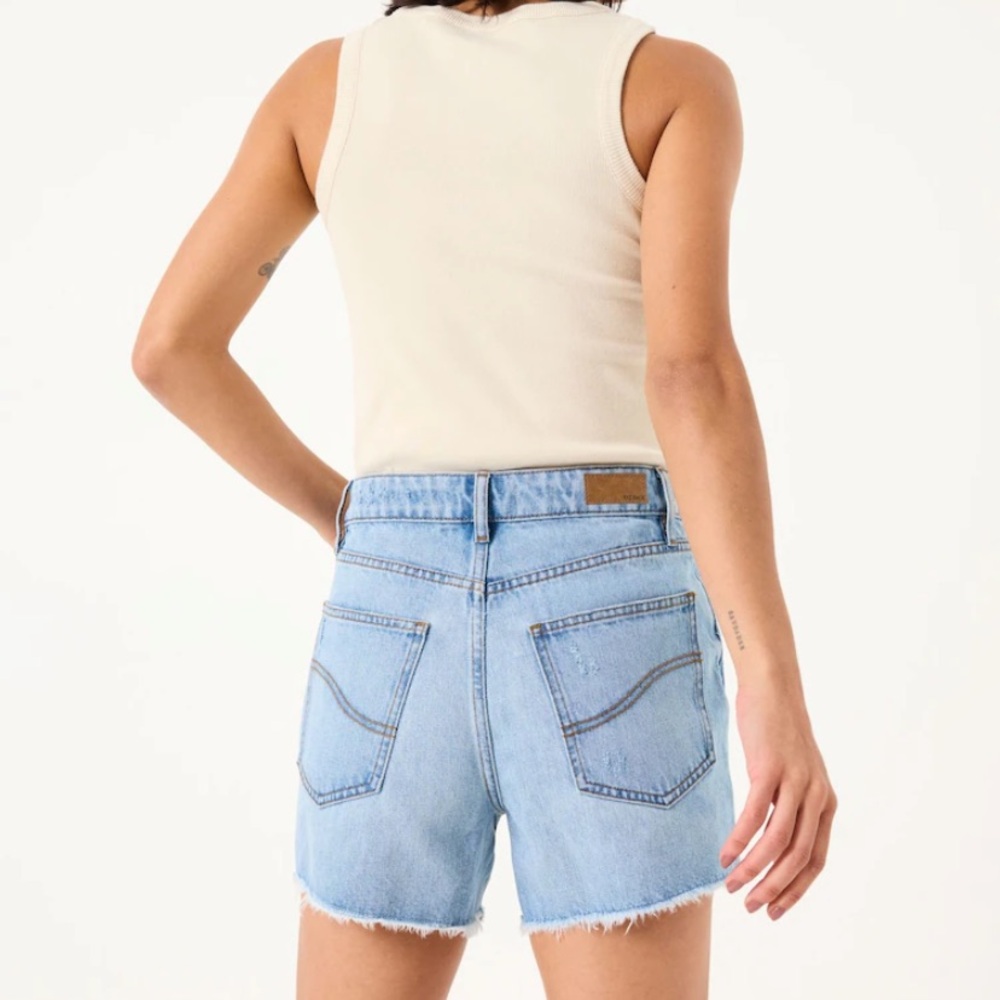 Fat face denim frayed shorts